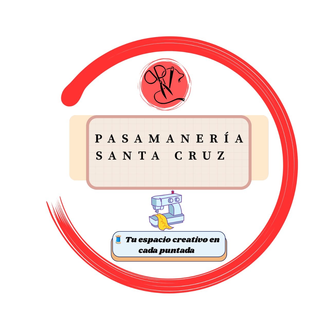 Logo de Telas y Pasamanería Santa Cruz